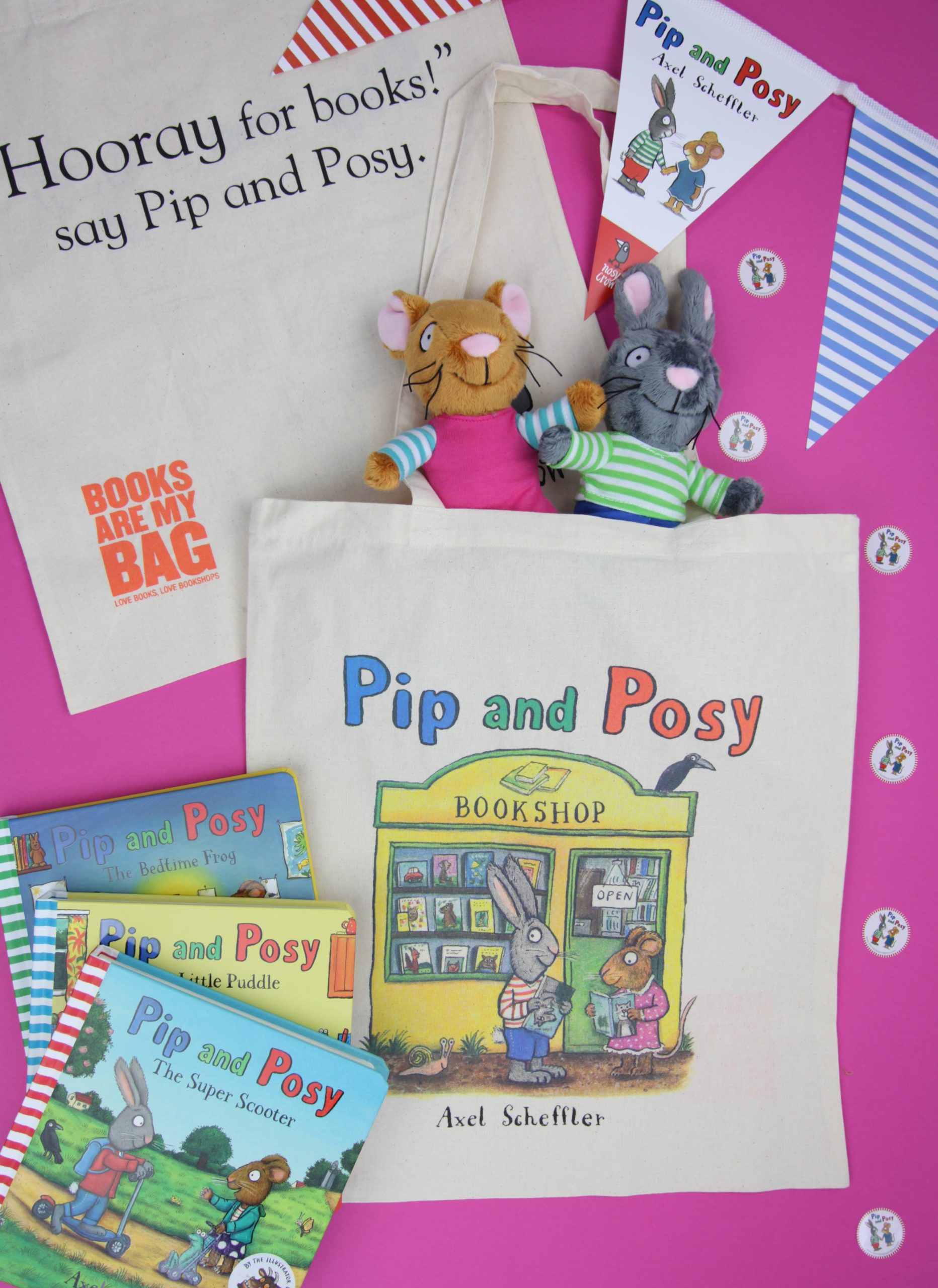 Pip and Posy - Books are my Bag