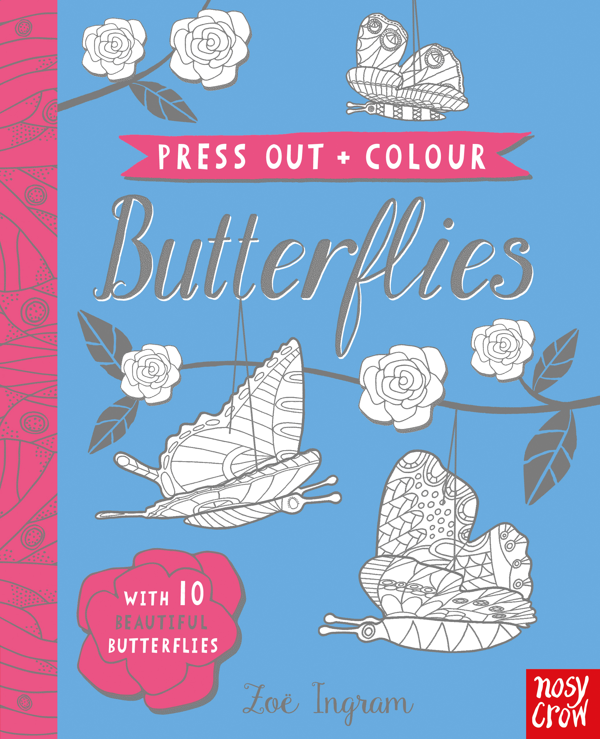 Press Out And Colour Butterflies